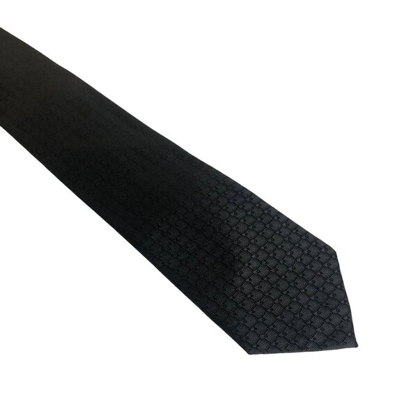 Neil Allyn Black Pre-tied Mens Necktie 19 inch Adjustable Office Work Formal - Picture 2 of 6